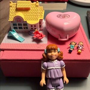 Charming Dollhouse Playset with Heart Case